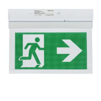LED Wall Surface Emergency Exit Light 3 Hours Emergency Duration With PVC Legend 7203 Optonica