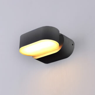 LED Стенен Осветител EPISTAR Черен 6w 4000K 7479 Optonica