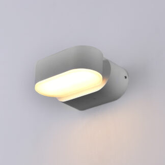 LED Стенен Осветител EPISTAR Сив 6w 4000K 7480 Optonica