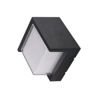 LED Стенен Осветител Квадратен Черен 12w 4200K 7531 Optonica