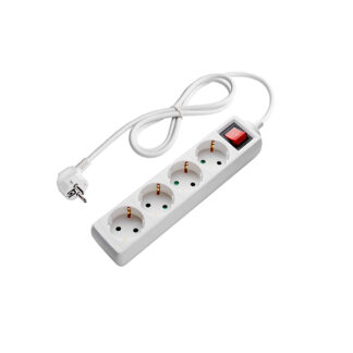 Разклонител 4 Гнезда 3м кабел + On/Off ключе 7610 Optonica