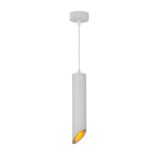 Hanging Fixture White Body Gold Inner Range GU10 9054 Optonica