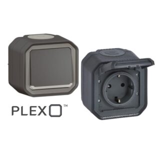 Антрацит моноблок за открит монтаж Plexo New