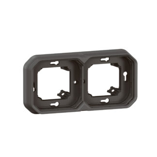 Рамка ДВОЙНА за скрит монтаж цвят Антрацит IP55 69607L Plexo New Legrand
