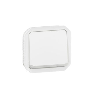 Двуполюсен ключ за индикатор/подсветка механизъм цвят Бял IP55 69627L Plexo New Legrand