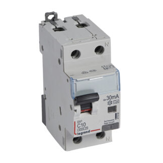 ДТЗ комбинирана DX3 1P+N 10A крива C 30mA тип A 6kA 2 мод. 411059 Legrand