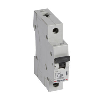Автоматичен прекъсвач RX3 1P 20A крива С 6kA 419203 Legrand