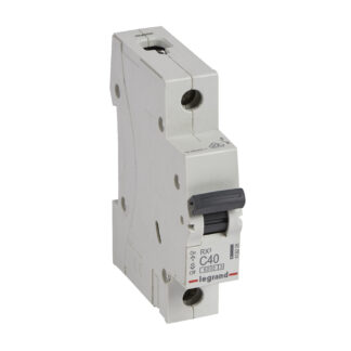 Автоматичен прекъсвач RX3 1P 40A крива С 6kA 419206 Legrand