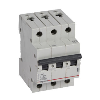 Автоматичен прекъсвач RX3 3P 32A крива С 6kA 419238 Legrand
