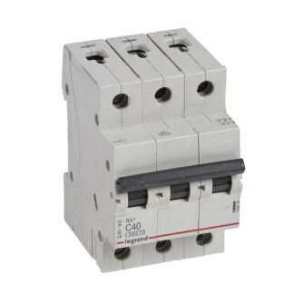 Автоматичен прекъсвач RX3 3P 40A крива С 6kA 419239 Legrand