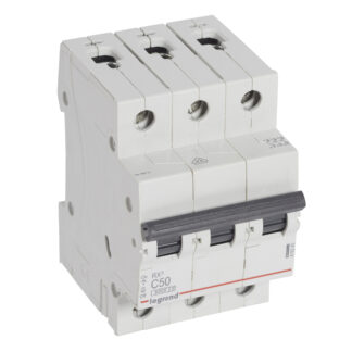 Автоматичен прекъсвач RX3 3P 50A крива С 6kA 419240 Legrand