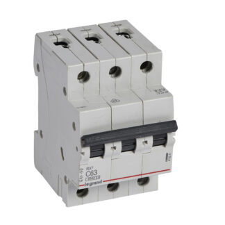 Автоматичен прекъсвач RX3 3P 63A крива С 6kA 419241 Legrand