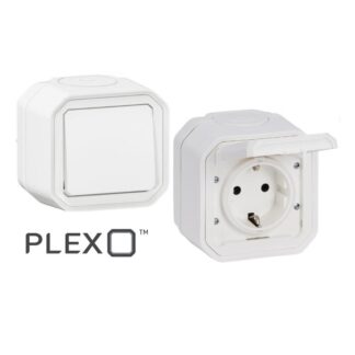 Бели моноблок за открит монтаж Plexo New