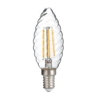 LED TWIST CANDLE C35 E14 4W FILAMENT 2700K 1413 Optonica