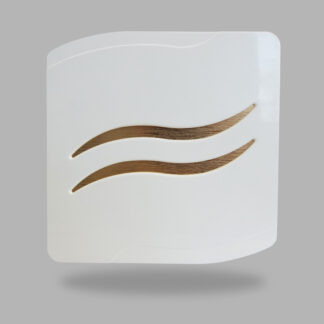 Вентилатор за баня MMP EC 100 квадрат с клапа 13w 105m3 29dB 8374 – White/Ecru Wave