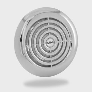 Вентилатор за баня MM RC 100HT Inox с клапа + таймер и датчик за влага 18w 110m3 39dB 2600