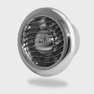Вентилатор за баня MM VC 100HT Inox с клапа + таймер и датчик за влага 18w 110m3 39dB 2570