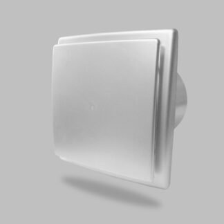 Вентилатор MM OK I 100LT Inox квадратен с клапа + LED + таймер 13w 100m3 29dB 8596