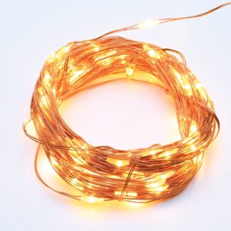 Коледни LED лампички 20 LED 3000K с медна нишка 2м IP20 X0120123 Aca Light