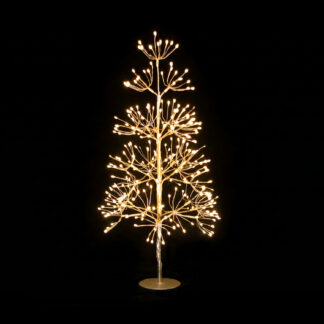 Коледно декоративно LED дърво Златно 50 см 270 LED IP44XLEDMINITREE50 Aca Light