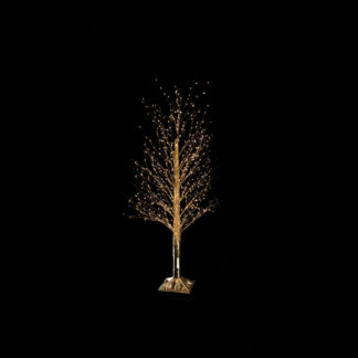 Коледно декоративно LED дърво Златно 120см IP44 XLEDTREEMNML120 Aca Light