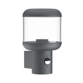 Фасаден Аплик Алуминий+PC E27 IP54 + PIR SENSOR 7425 Optonica